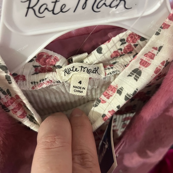 Kate Mack Pink Faux Fur Vest for Kids - Picture 2 of 3